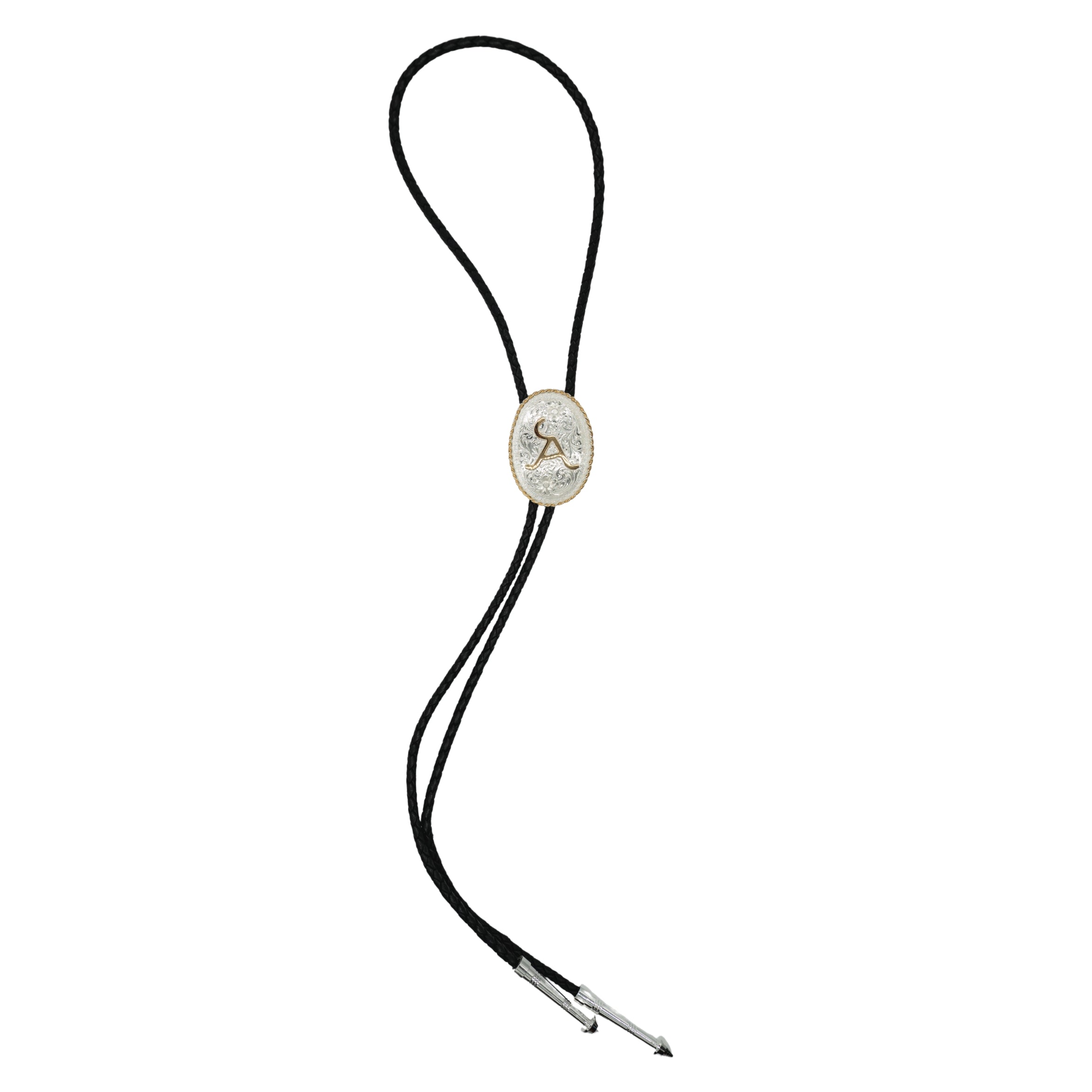 Alisal Branded Silver Bolo Tie